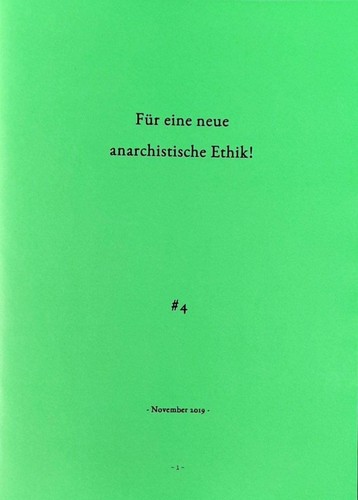 Für eine neue anarchistische Ethik! (Paperback, German language, 2020, Black Mosquito)