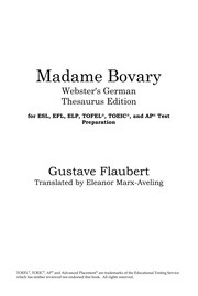 Madame Bovary (2005, ICON Classics)