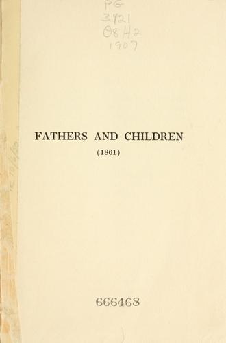 Fathers and children (1907, C. Scribner's Sons)