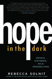 Hope in the Dark (Paperback, 2004, Nation Books)