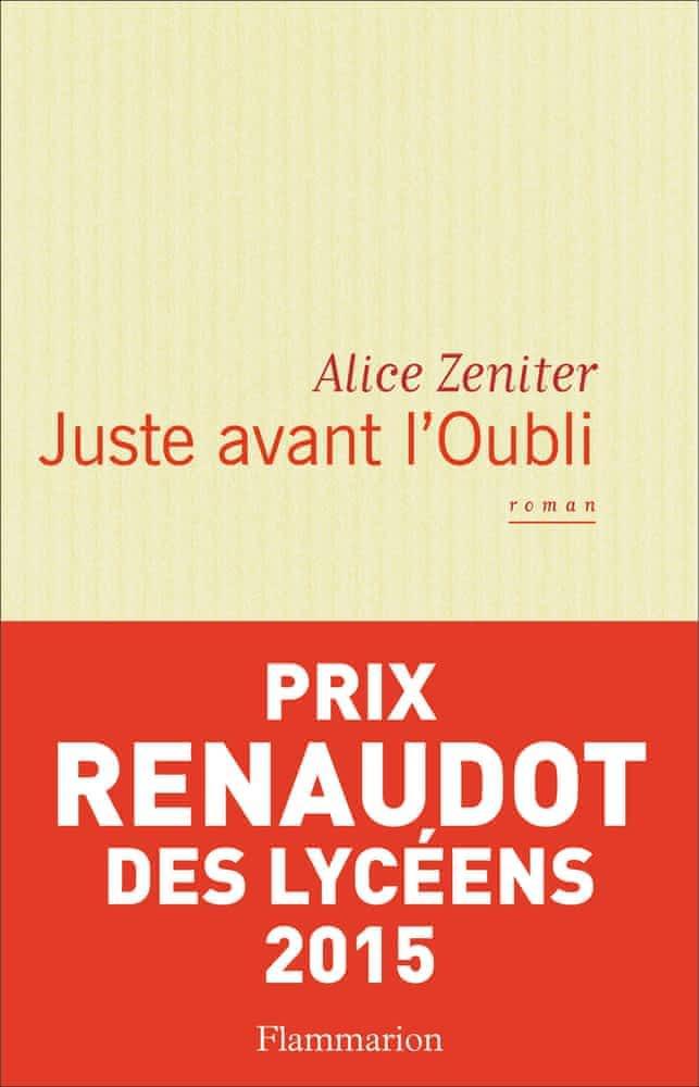 Juste avant l'oubli (French language)