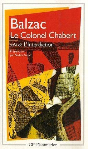 Le colonel Chabert. suivi de L'interdiction (French language, 1993)