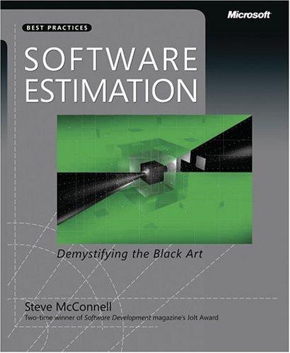 Software Estimation (Paperback, 2006, Microsoft Press)