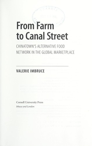 From farm to Canal Street (2015, Cornell University Press)