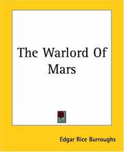 The Warlord Of Mars (Martian Tales of Edgar Rice Burroughs) (2004, Kessinger Publishing)