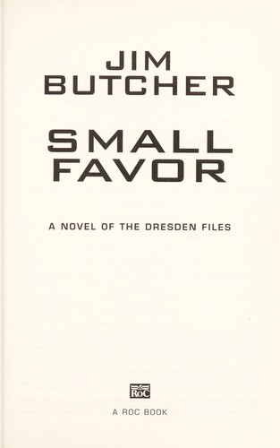 Small favor (Hardcover, 2008, Roc)