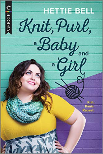 Knit, Purl, a Baby and a Girl (Paperback, 2021, Carina Adores)