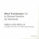 The Blind Watchmaker (1988, Penguin)