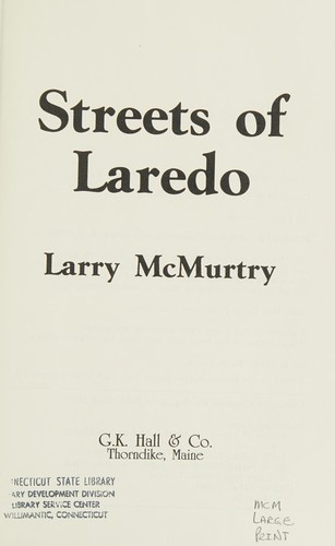 Streets of Laredo (1994, G.K. Hall)