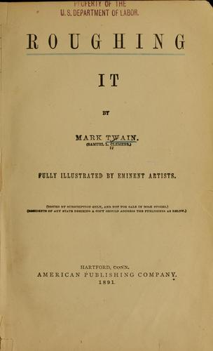 Roughing it (1891, American publishing company)