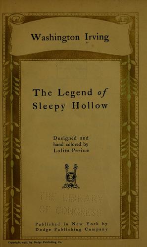 The legend of Sleepy Hollow (1903, Dodge publishing company)