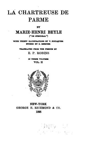 La chartreuse de Parme (1895, G. H. Richmond & co.)