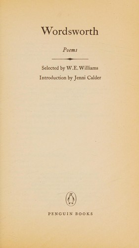 Wordsworth (1985, Penguin)