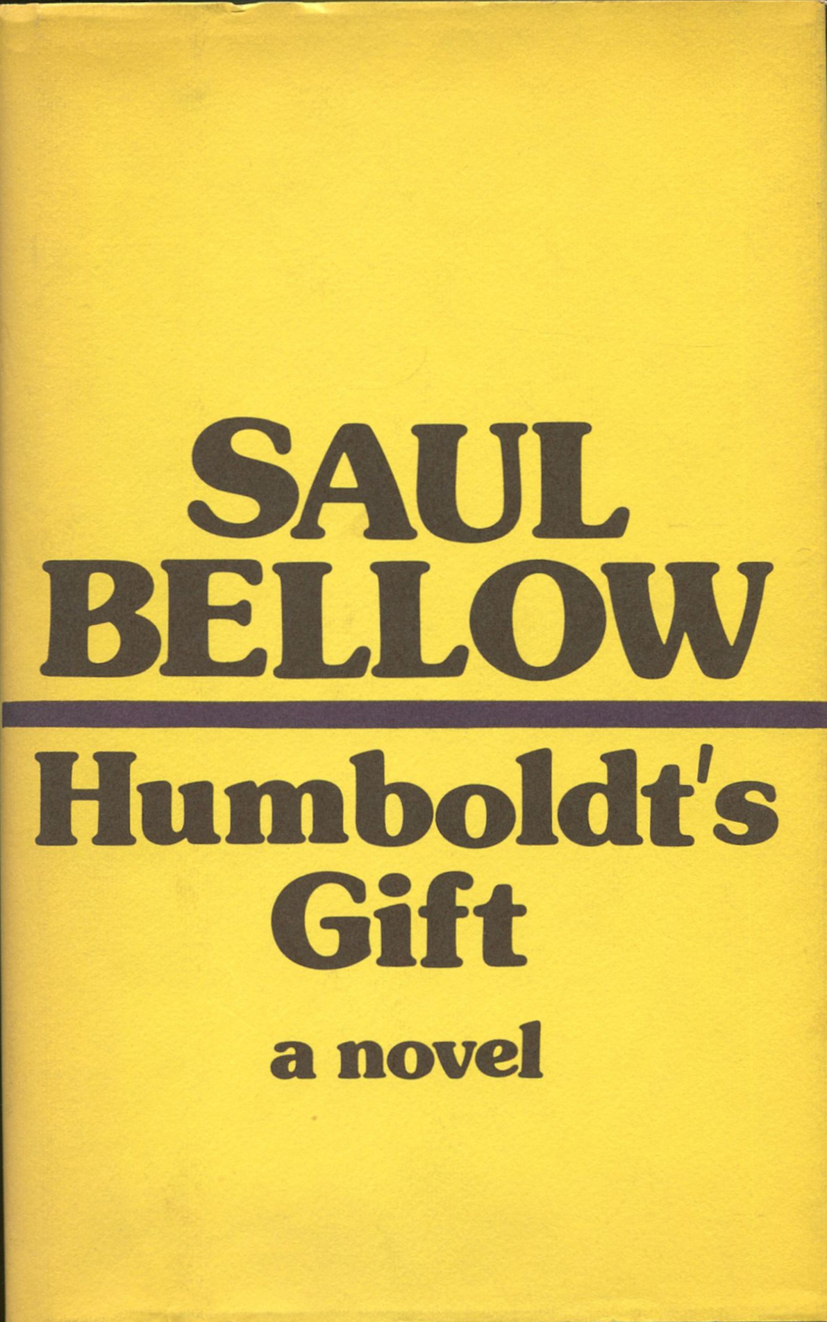 Humboldt's Gift (Hardcover, 1975, Viking Press)