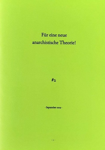 Für eine neue anarchistische Theorie! (Paperback, German language, 2020, Black Mosquito)