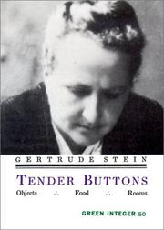 Tender Buttons (Paperback, 2002, Green Integer)