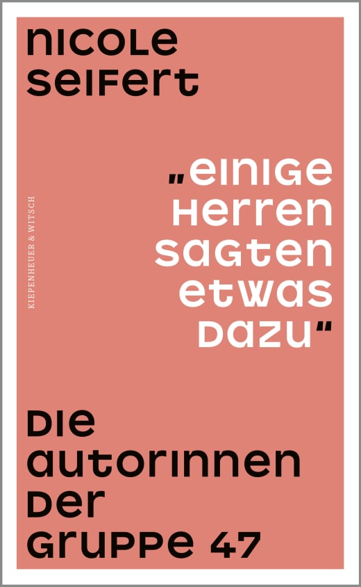 "Einige Herren sagten etwas dazu" (Hardcover, German language, Kiepenheuer & Witsch)