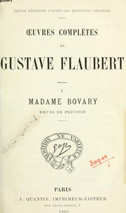Madame Bovary (French language, 1885, A. Quantin)
