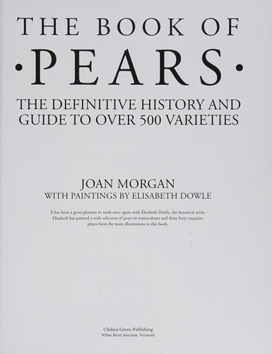 Book of Pears (2015, Chelsea Green Publishing)
