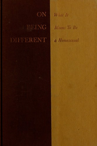 On being different (1971, Random House)