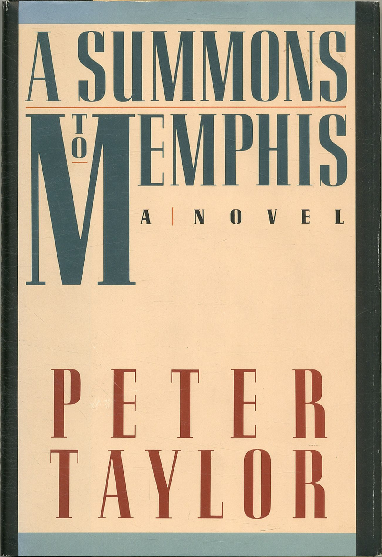 A Summons To Memphis (Hardcover, 1986, Alfred A. Knopf)