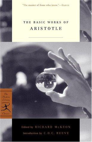 The basic works of Aristotle (2001, Modern Library)