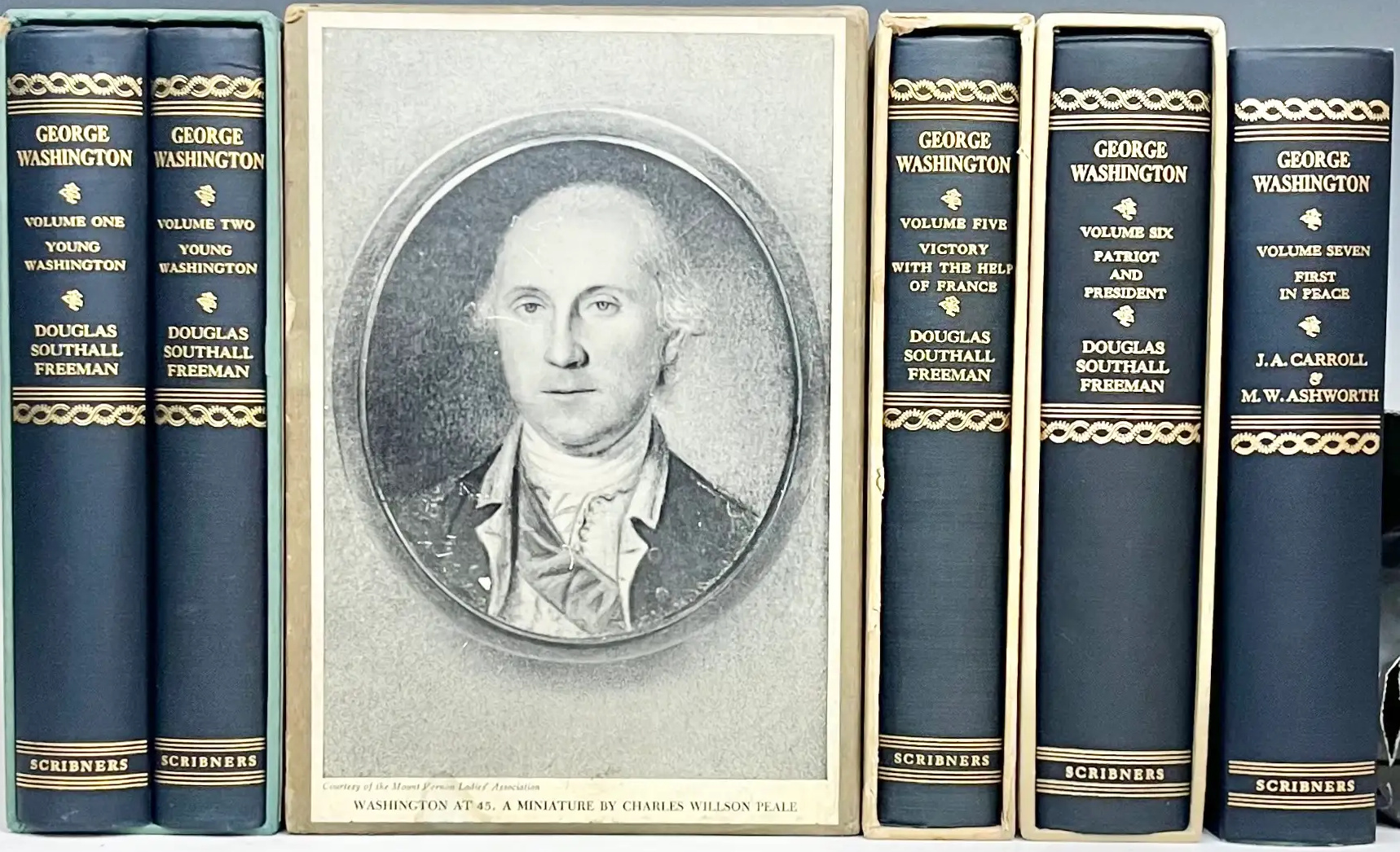 George Washington, Volumes I-VII (Hardcover, Charles Scribner's Sons)