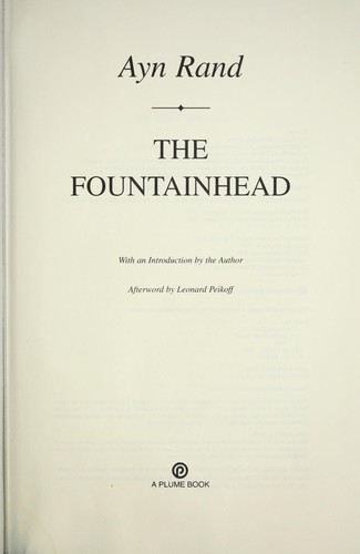 The fountainhead (2002, Plume)