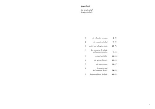 Die Gesellschaft des Spektakels (German language, 1978, Edition Nautilus)