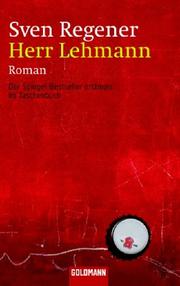 Herr Lehmann (German language, 2003, Goldmann)