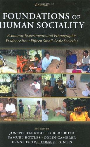 Foundations of human sociality (2004, Oxford University Press)