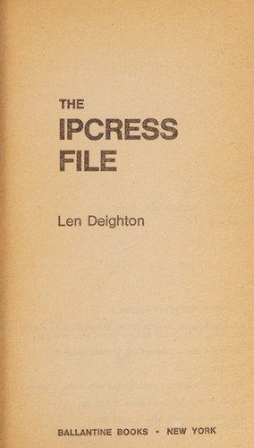 The Ipcress File (Paperback, 1979, Ballantine Books)