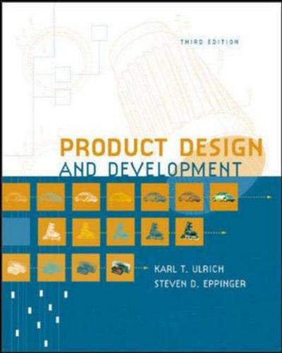 Product Design and Development (2003, McGraw Hill Higher Education)