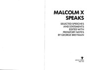 Malcolm X speaks (1973, Ballantine Books)